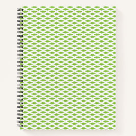 Botanische groene mapjes set notitieboek