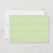 Botanische groene mapjes set notitiekaartje (Voorkant)