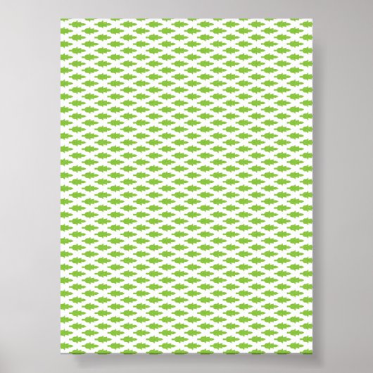 Botanische groene mapjes set poster (Voorkant)
