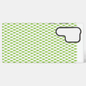 Botanische groene mapjes set samsung galaxy hoesje (Achterkant horizontaal)
