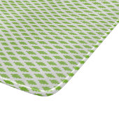 Botanische groene mapjes set snijplank (Hoek)