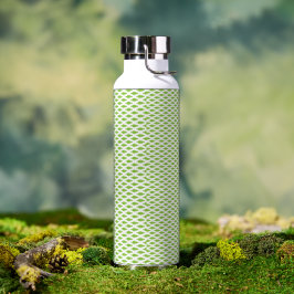 Botanische groene mapjes set waterfles