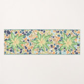 Botanische Groene Plant Fitness Mat (Voorkant (horizontaal))