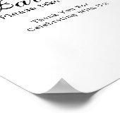 Botanische groene rode bessen voor Poster (Hoek)