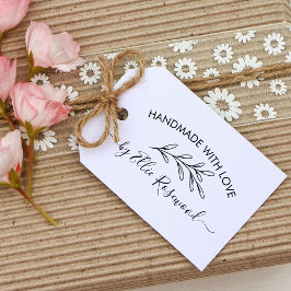 Botanische groene script Maak je eigen Rubberstempel