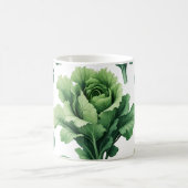 Botanische Groene Sla Mok – Natuur-geïnspireerde D (Center)