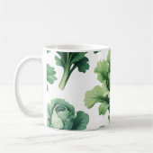 Botanische Groene Sla Mok – Natuur-geïnspireerde D (Links)