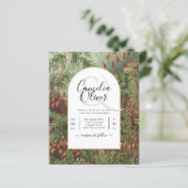  Botanische Groene Terracotta Wedding nodig (Staand voorkant)