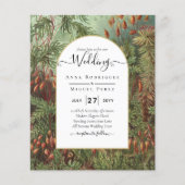  Botanische Groene Terracotta Wedding nodig Flyer (Voorkant)