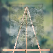  Botanische Groene Tuin Party Wedding Theme Acryl Bord (Neutraal)