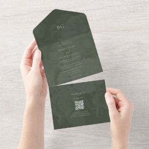  Botanische Groene Tuin Party Wedding Theme All In One Uitnodiging