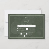  Botanische Groene Tuin Party Wedding Theme RSVP Kaartje (Voorkant)