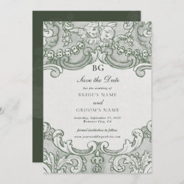 Botanische Groene Tuin Party Wedding Theme Save The Date