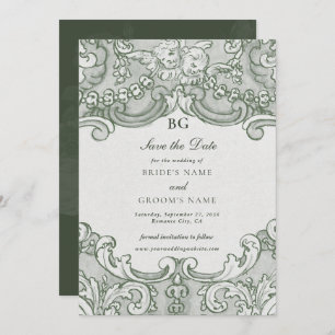  Botanische Groene Tuin Party Wedding Theme Save The Date