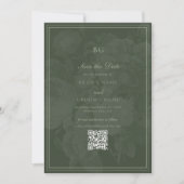 Botanische Groene Tuin Party Wedding Theme Save The Date (Voorkant)