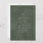 Botanische Groene Tuin Party Wedding Theme Save The Date (Voorkant)