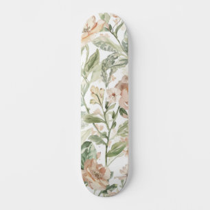 Botanische Groene Tuin Weelderig Bladeren Bloemrij Persoonlijk Skateboard