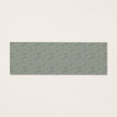 Botanische Groene Watercolor Trouwwebsite RSVP Mini Visitekaartjes (Achterkant)