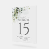 Botanische groene Waterverf Acryl Bord (Hoek)