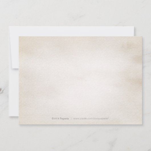 Botanische groenery , behalve de datum save the date (Achterkant)