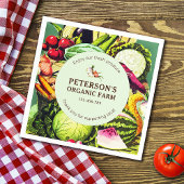 Botanische Groenten Lokaal Boerenlabel Servet