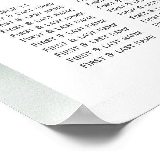 Botanische groenzitjes met eucalyptus poster (Hoek)