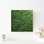 Botanische Ground Moss Natuur Clock in de buitenlu Vierkante Klok (Huis)