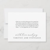 Botanische hand getekend bedankkaart (Achterkant)