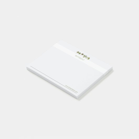 botanische handel post-it® notes (Schuin)