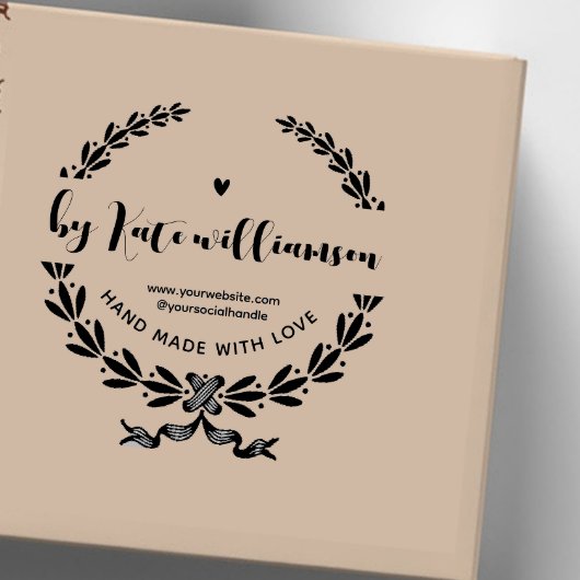 botanische handgemaakt door rubberstempel