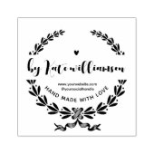  botanische handgemaakt door rubberstempel (Afrduk)