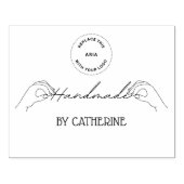 Botanische handleiding gemaakt door (aangepaste na rubberstempel (Afrduk)