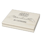 Botanische handleiding gemaakt door (aangepaste na rubberstempel (Stempel)