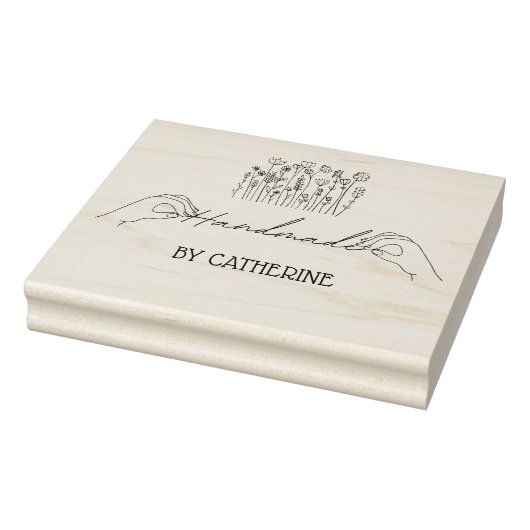 Botanische handleiding gemaakt door (aangepaste na rubberstempel (Stempel)