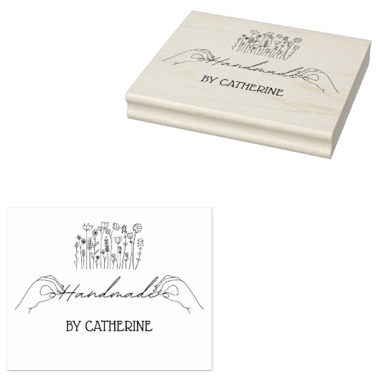 Botanische handleiding gemaakt door (aangepaste na rubberstempel (Gestempeld)