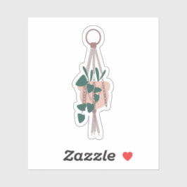 Botanische hanging House Planten Greenery Mix Sticker