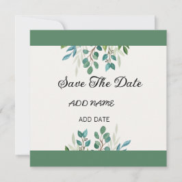 Botanische harige grijze vierkant behalve de datum