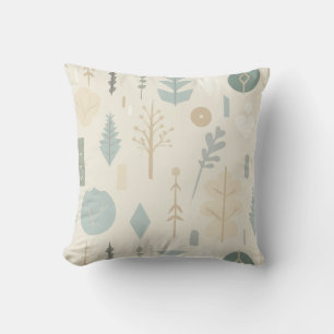 Botanische harmonie - minimalistisch kussen