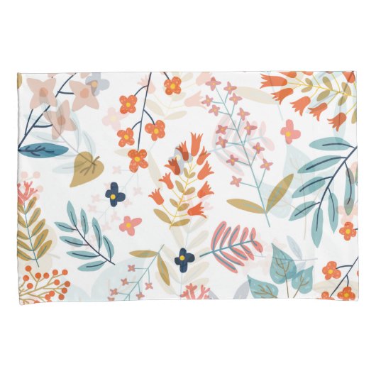 Botanische Harmonie |  Planten van Florence Kussensloop (Voorkant-Rechts)