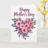 Botanische hartelijke kaart (Gele Bloem)