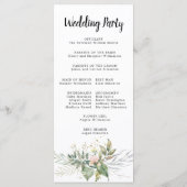 Botanische hartenweddenschappen programmakaart (Achterkant)