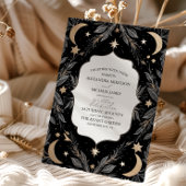 Botanische Hemelse Maan Sterren Huwelijk Kaart