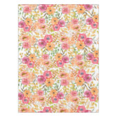 Botanische herfst bloemrijke waterverf bruiloftssh tafelkleed (Voorkant)