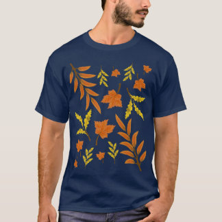 Botanische herfst laat Herfst Natuur in het wild T-shirt