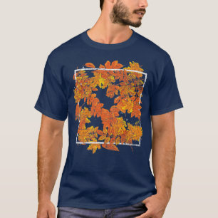 Botanische herfst laat Natuur bosThanksgiving T-shirt