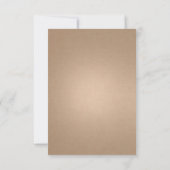 Botanische herfst sla de datum op save the date (Achterkant)