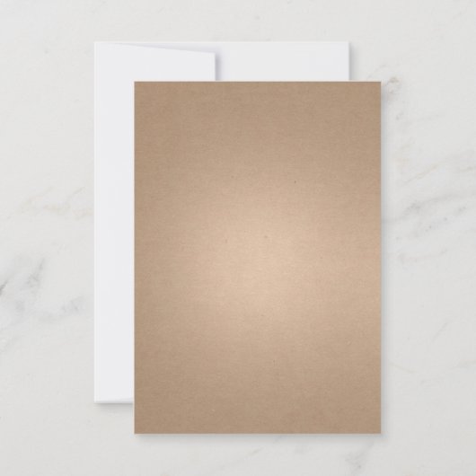 Botanische herfst sla de datum op save the date (Achterkant)