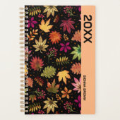 Botanische herfstbladeren Herfst gebladerte naam Planner (Voorkant)