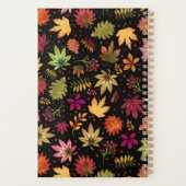 Botanische herfstbladeren Herfst gebladerte naam Planner (Achterkant)
