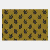 botanische houtsnede inpakpapier vel (Voorkant)